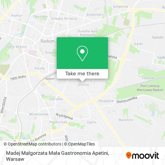 Madej Małgorzata Mała Gastronomia Apetini map