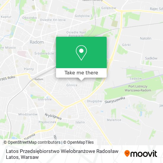 Latos Przedsiębiorstwo Wielobranżowe Radosław Latos map