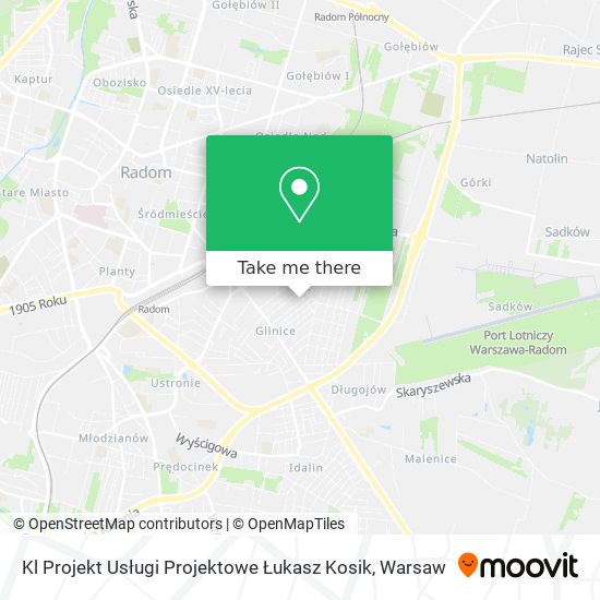 Kl Projekt Usługi Projektowe Łukasz Kosik map