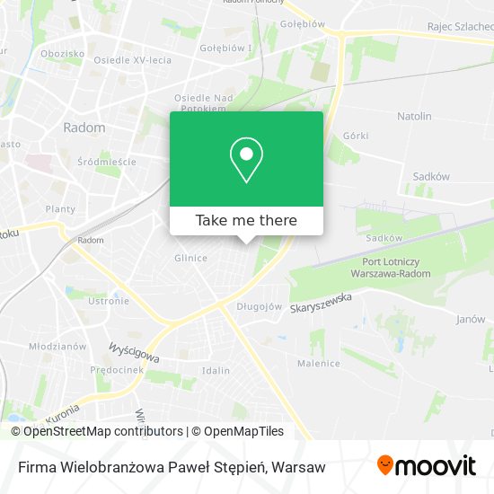 Firma Wielobranżowa Paweł Stępień map