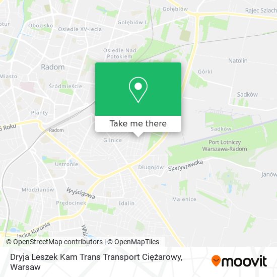 Dryja Leszek Kam Trans Transport Ciężarowy map