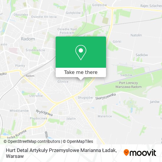 Hurt Detal Artykuły Przemysłowe Marianna Ładak map