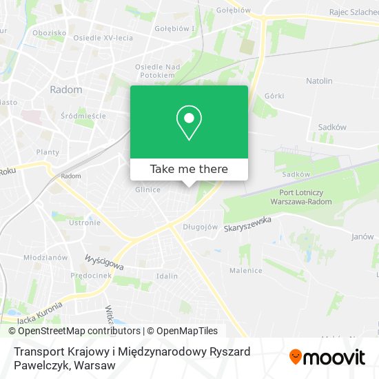 Transport Krajowy i Międzynarodowy Ryszard Pawelczyk map