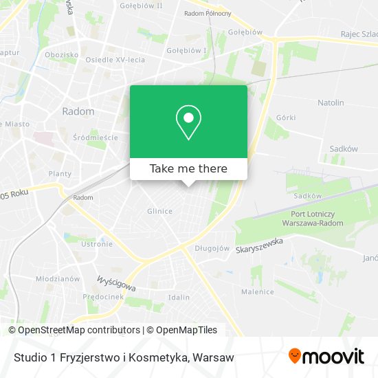 Studio 1 Fryzjerstwo i Kosmetyka map