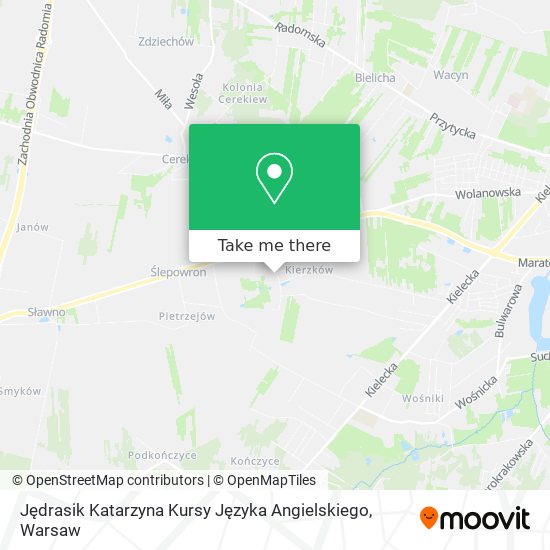 Jędrasik Katarzyna Kursy Języka Angielskiego map