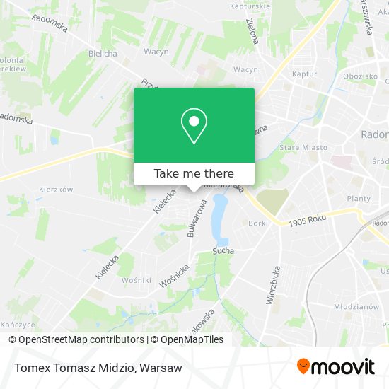 Tomex Tomasz Midzio map