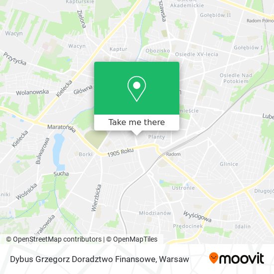 Dybus Grzegorz Doradztwo Finansowe map