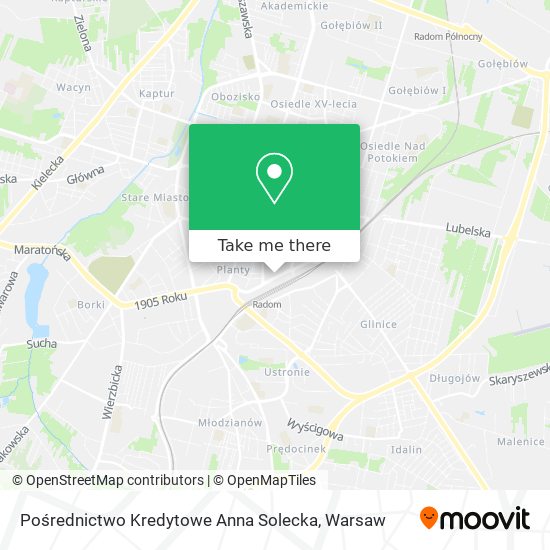 Pośrednictwo Kredytowe Anna Solecka map