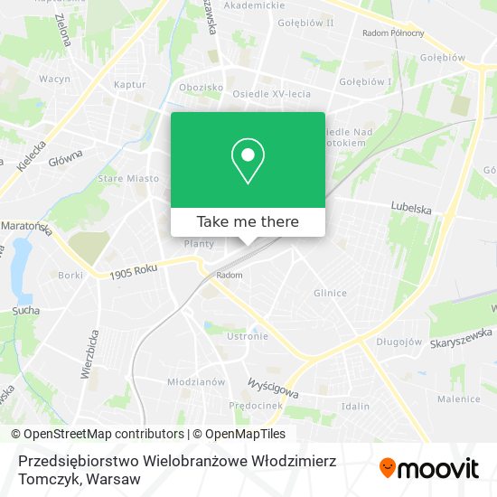 Przedsiębiorstwo Wielobranżowe Włodzimierz Tomczyk map