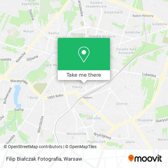 Filip Białczak Fotografia map