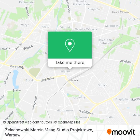 Żelachowski Marcin Maag Studio Projektowe map