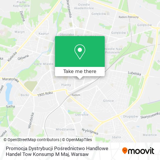 Promocja Dystrybucji Pośrednictwo Handlowe Handel Tow Konsump M Maj map