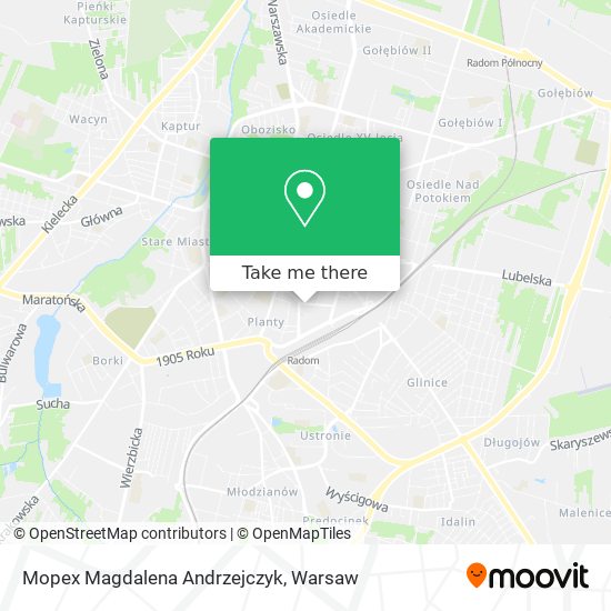 Mopex Magdalena Andrzejczyk map