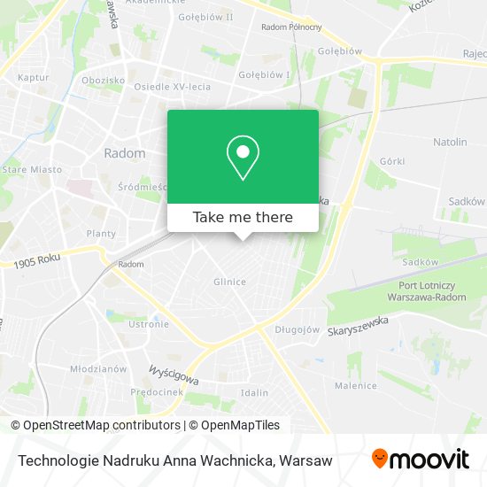 Technologie Nadruku Anna Wachnicka map