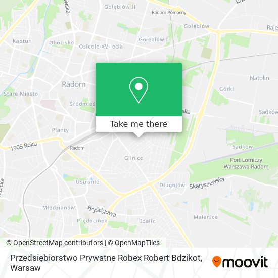 Przedsiębiorstwo Prywatne Robex Robert Bdzikot map