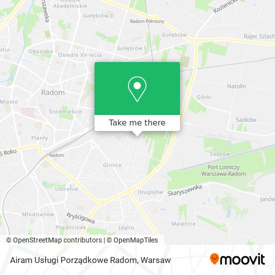 Airam Usługi Porządkowe Radom map