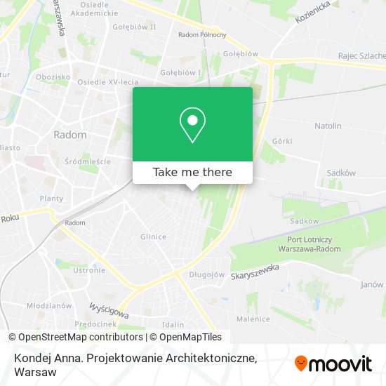 Kondej Anna. Projektowanie Architektoniczne map