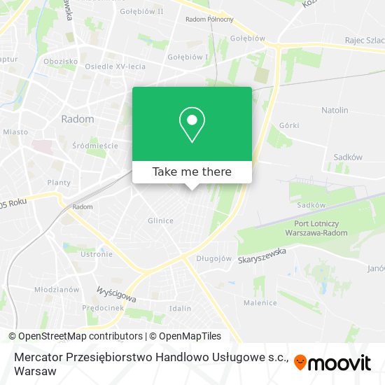 Mercator Przesiębiorstwo Handlowo Usługowe s.c. map