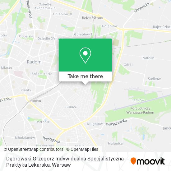 Dąbrowski Grzegorz Indywidualna Specjalistyczna Praktyka Lekarska map