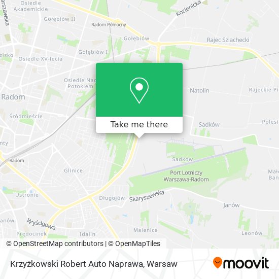 Krzyżkowski Robert Auto Naprawa map