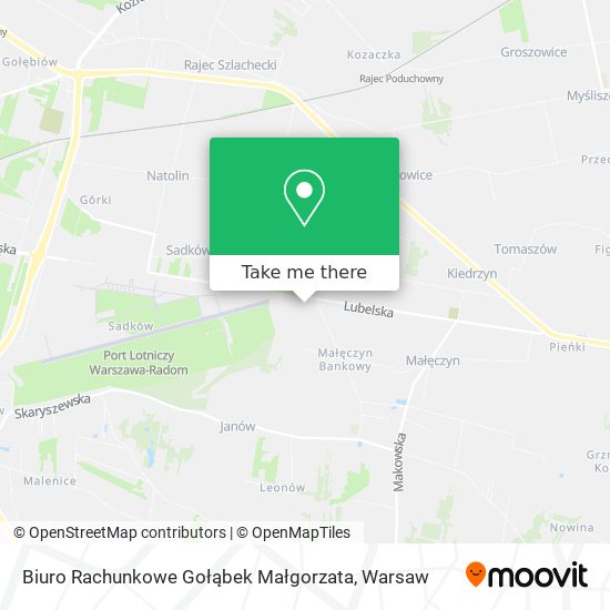 Biuro Rachunkowe Gołąbek Małgorzata map