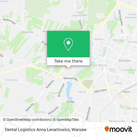 Dental Logistics Anna Lenartowicz map