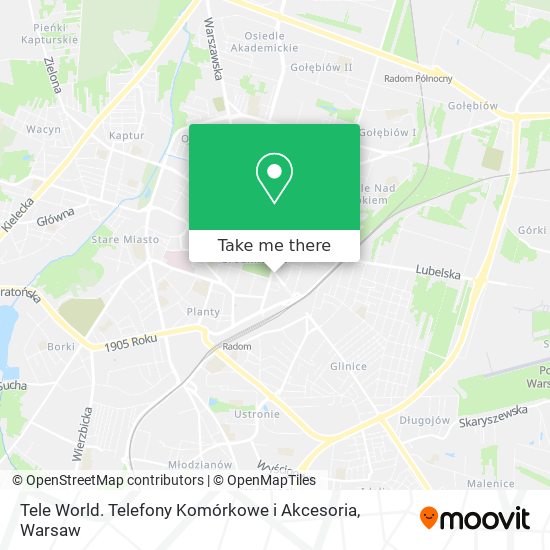 Tele World. Telefony Komórkowe i Akcesoria map