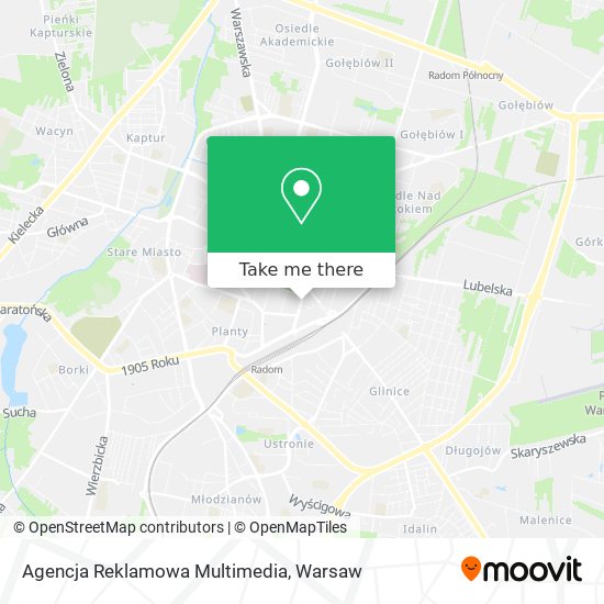 Agencja Reklamowa Multimedia map