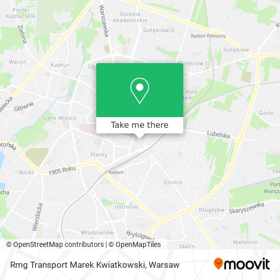 Rmg Transport Marek Kwiatkowski map