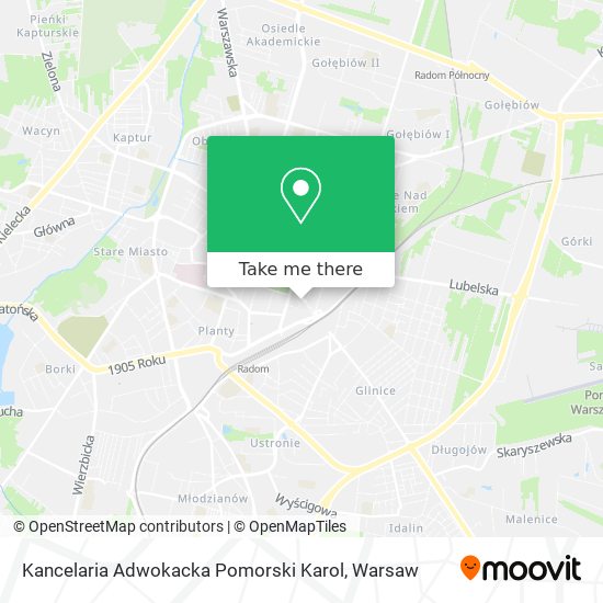 Kancelaria Adwokacka Pomorski Karol map