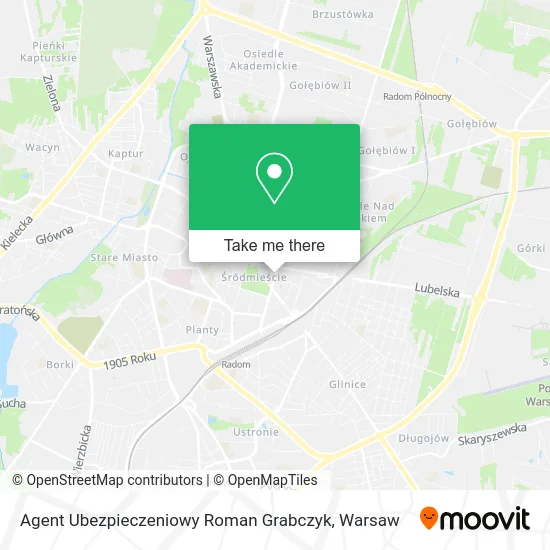 Карта Agent Ubezpieczeniowy Roman Grabczyk