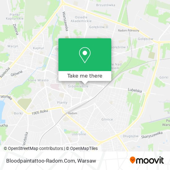 Bloodpaintattoo-Radom.Com map