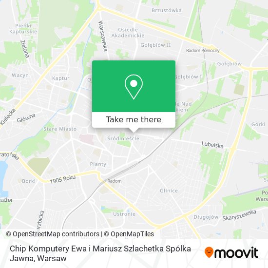 Chip Komputery Ewa i Mariusz Szlachetka Spólka Jawna map