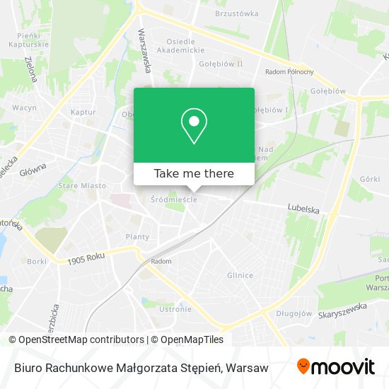 Biuro Rachunkowe Małgorzata Stępień map