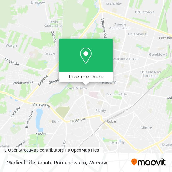 Medical Life Renata Romanowska map