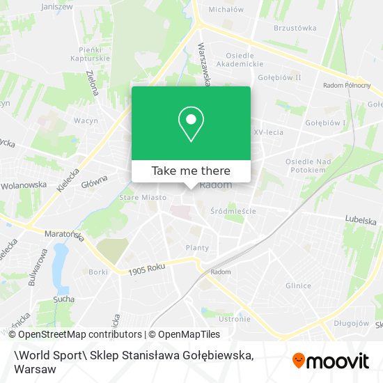 \World Sport\ Sklep Stanisława Gołębiewska map