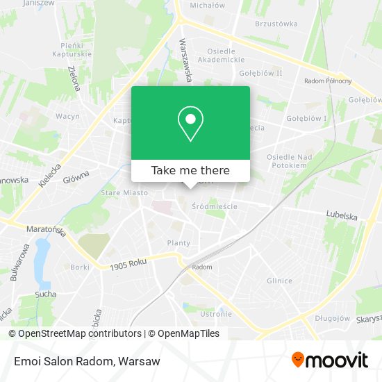 Emoi Salon Radom map