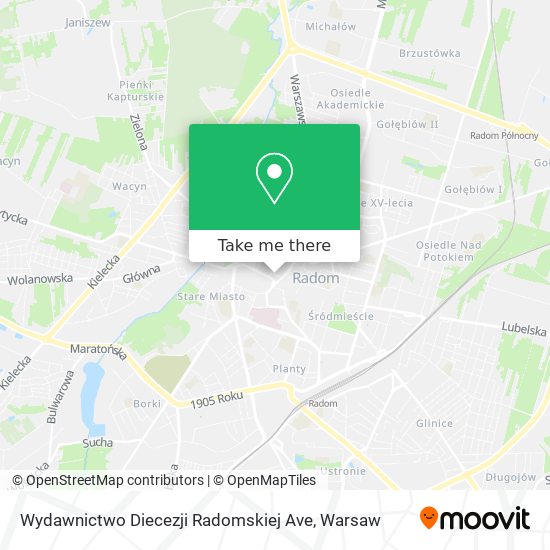 Wydawnictwo Diecezji Radomskiej Ave map