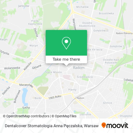 Dentalcover Stomatologia Anna Pęczalska map