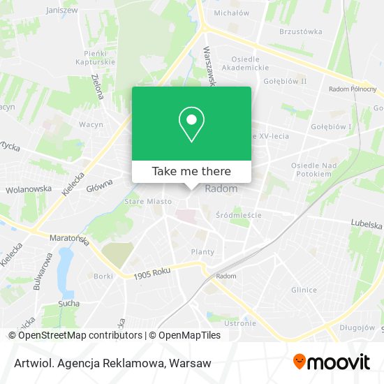 Artwiol. Agencja Reklamowa map