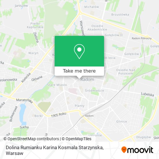 Dolina Rumianku Karina Kosmala Starzynska map