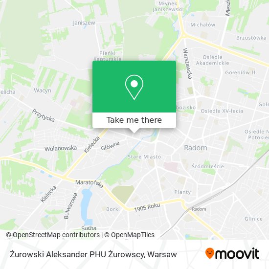 Żurowski Aleksander PHU Żurowscy map