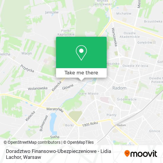 Doradztwo Finansowo-Ubezpieczeniowe - Lidia Lachor map