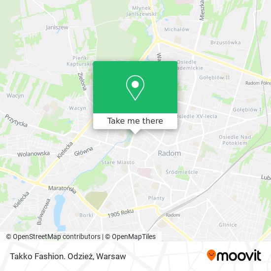 Takko Fashion. Odzież map