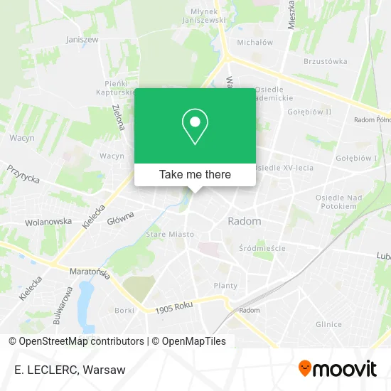 Карта E. LECLERC