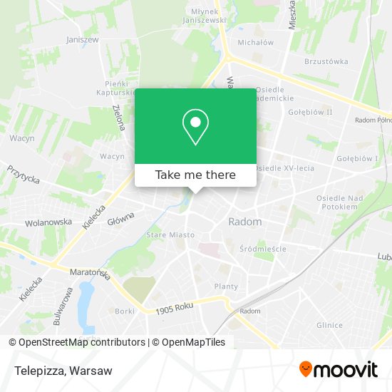 Telepizza map