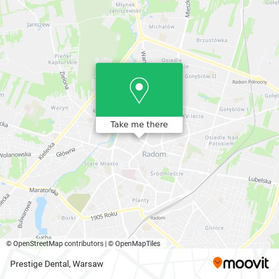 Prestige Dental map