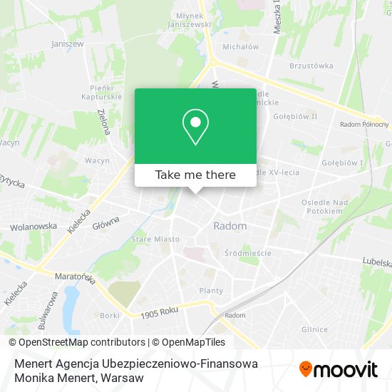 Menert Agencja Ubezpieczeniowo-Finansowa Monika Menert map