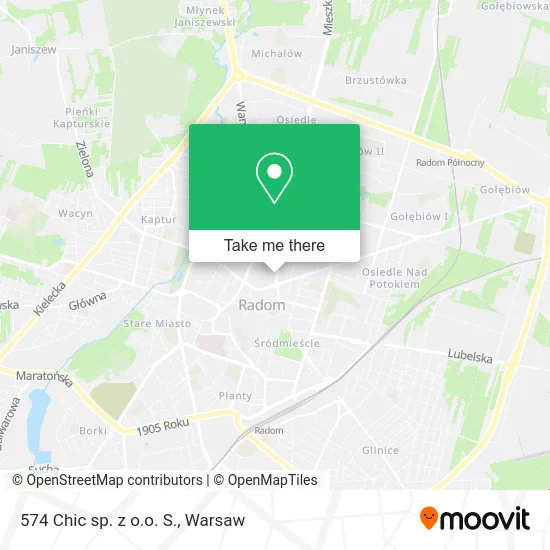 574 Chic sp. z o.o. S. map