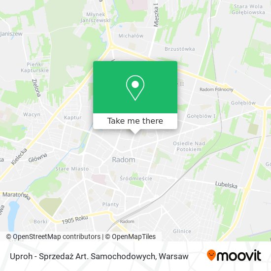 Uproh - Sprzedaż Art. Samochodowych map